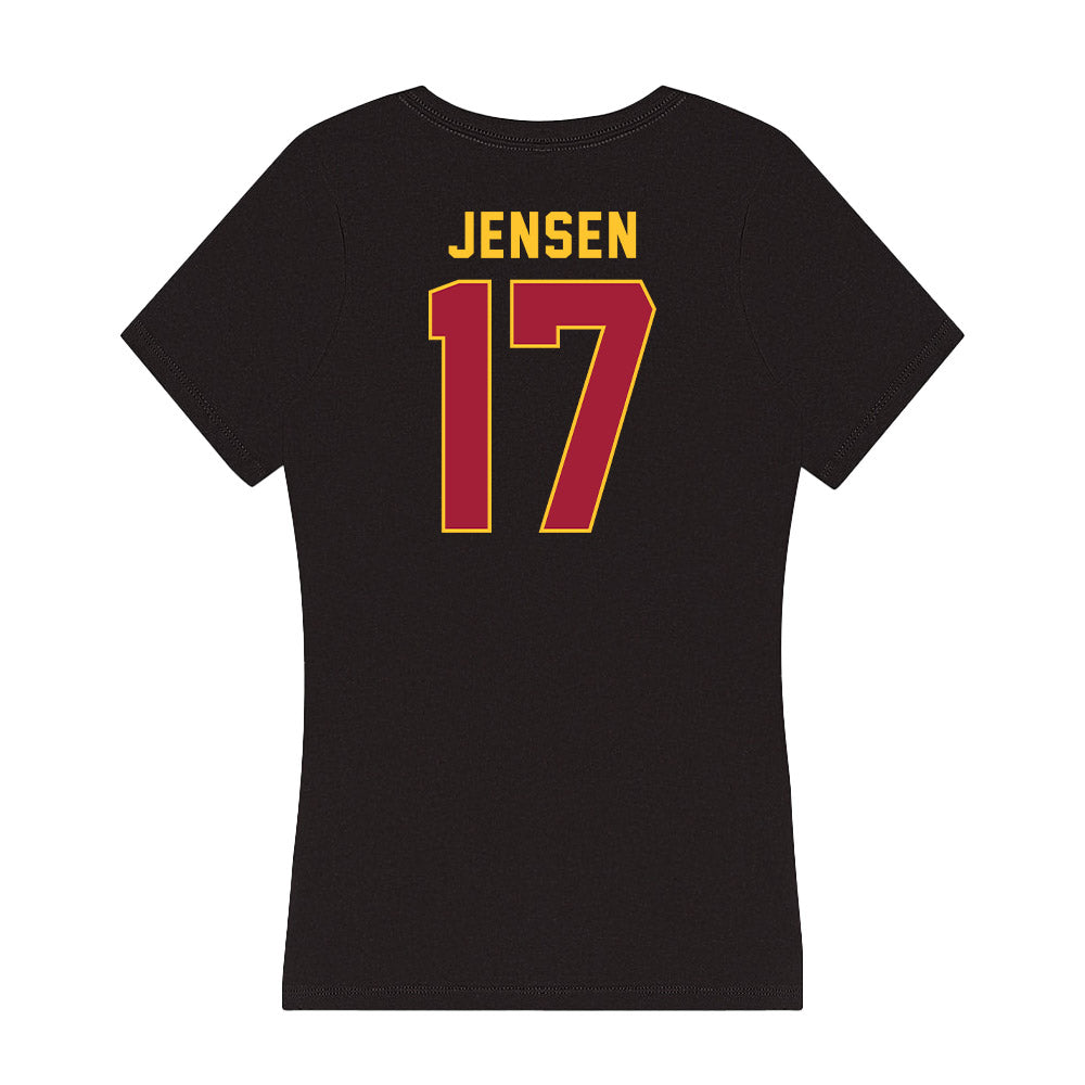 USC - NCAA Football : Jake Jensen - Women's V-Neck T-Shirt-1