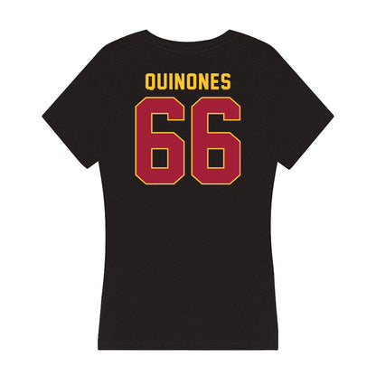 USC - NCAA Football : Gino Quinones - Women's V-Neck T-Shirt-1