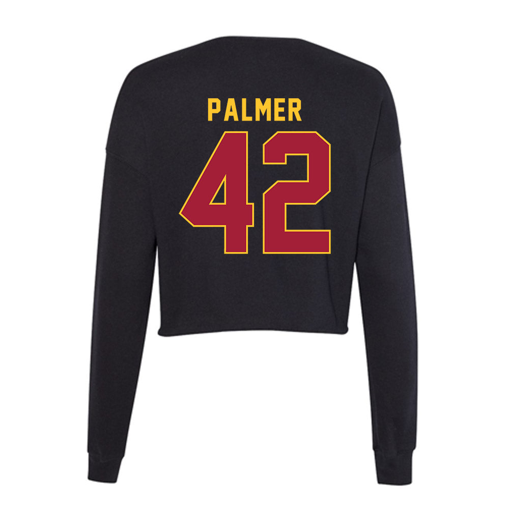 USC - NCAA Football : Deuce Palmer - Women's Cropped Crew Fleece-1