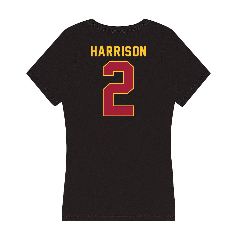 USC - NCAA Baseball : KaiKea Harrison - Women's V-Neck T-Shirt-1