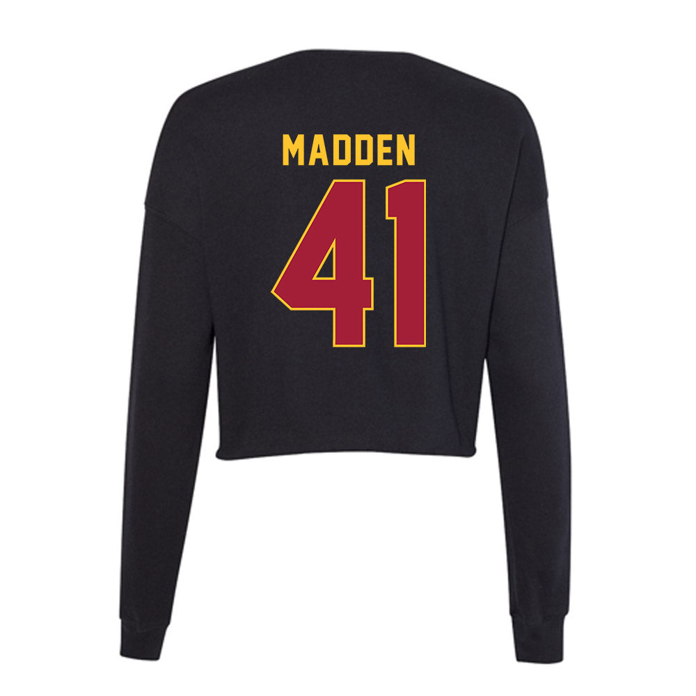 USC - NCAA Football : Garrison Madden - Women's Cropped Crew Fleece-1