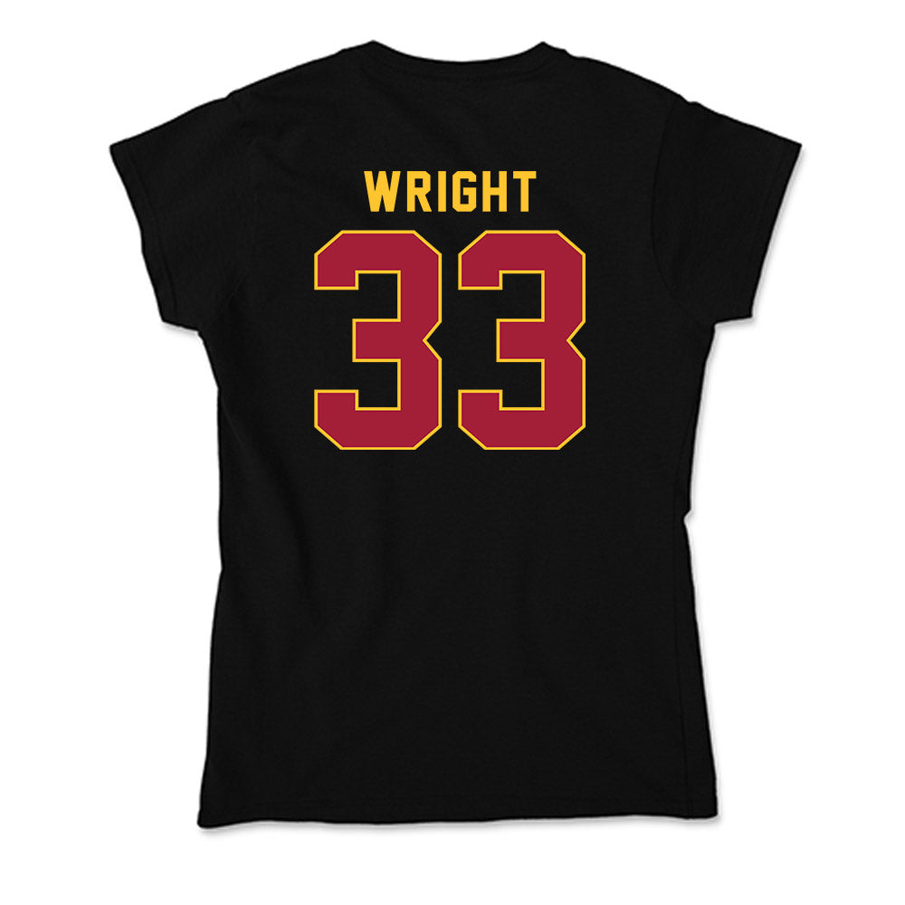 USC - NCAA Men's Basketball : Kijani Wright - Soft Style Women’s T-Shirt-1