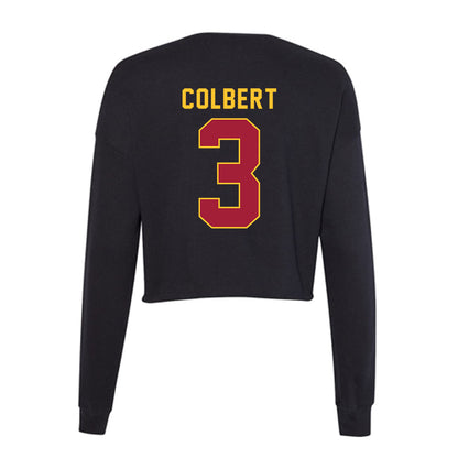 USC - NCAA Women's Soccer : Kayla Colbert - Women's Cropped Crew Fleece-1