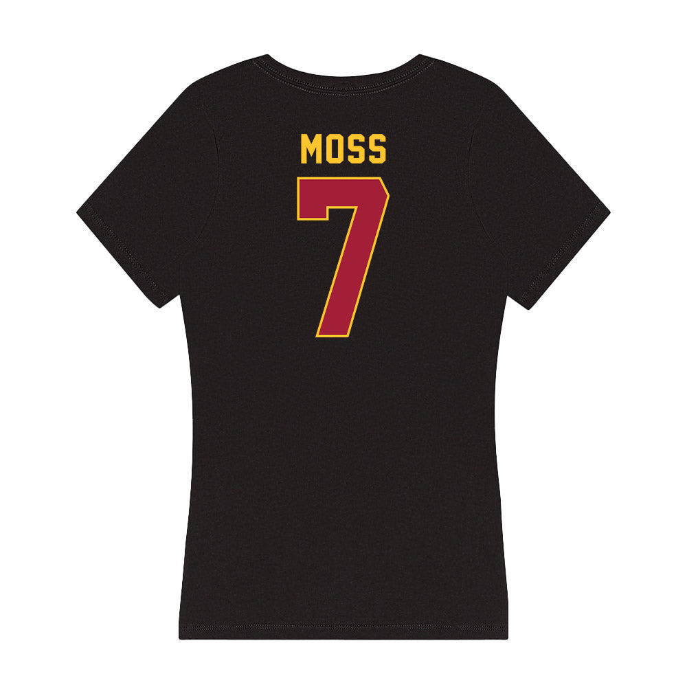 USC - NCAA Football : Miller Moss - Women's V-Neck T-Shirt-1