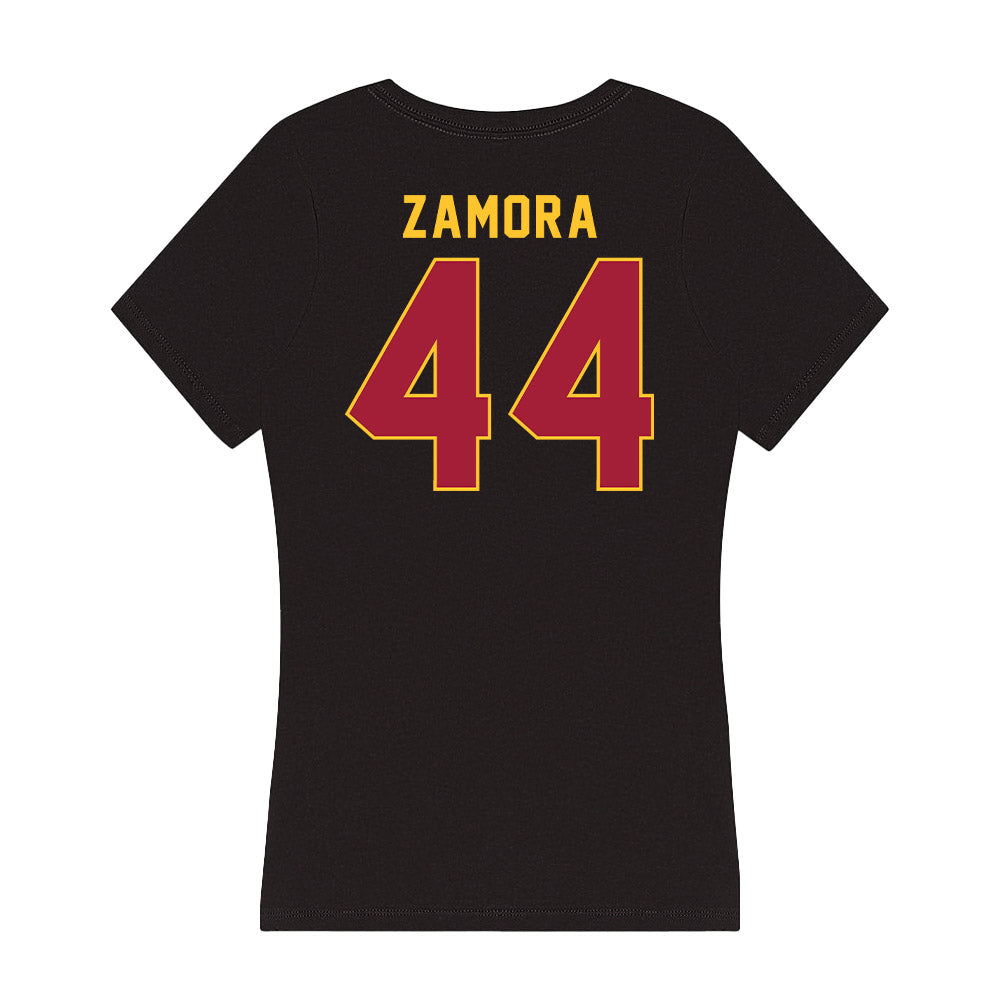 USC - NCAA Football : Josiah Zamora - Women's V-Neck T-Shirt-1
