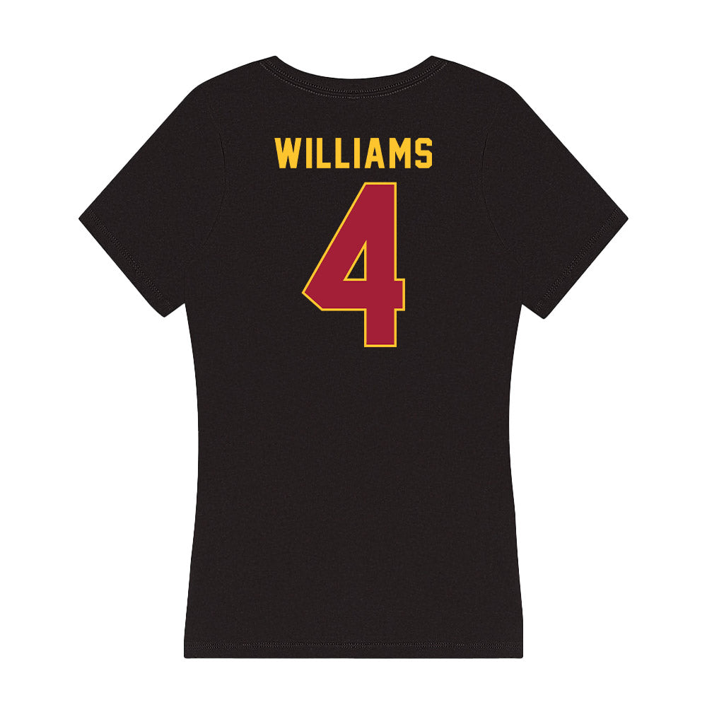 USC - NCAA Football : Mario Williams - Women's V-Neck T-Shirt-1