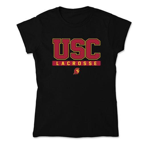 USC - NCAA Women's Lacrosse : Haley Newton - Soft Style Women’s T-Shirt-0