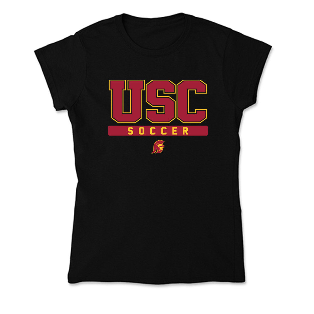 USC - NCAA Women's Soccer : Lily Biddulph - Soft Style Women’s T-Shirt-0