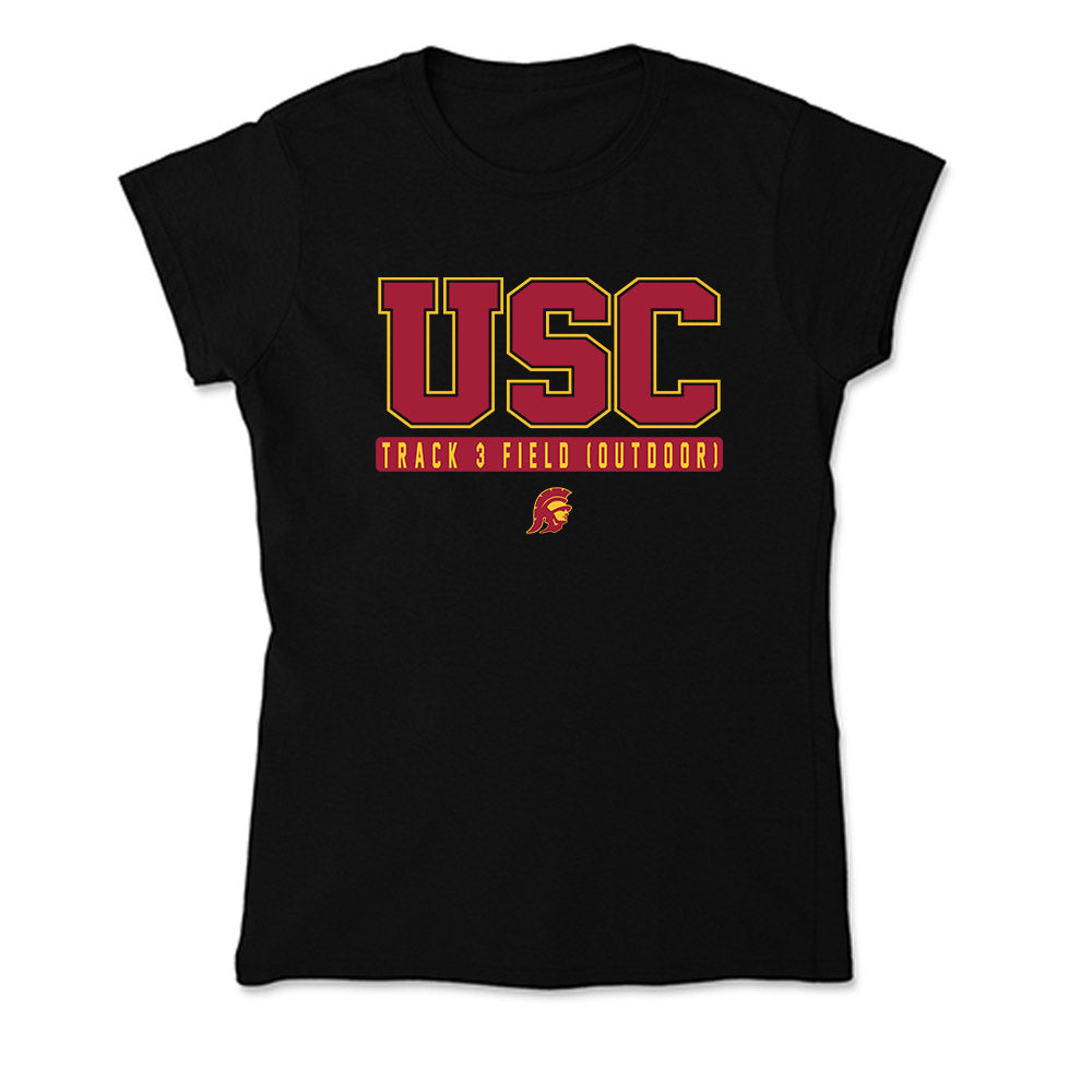 USC - NCAA Women's Track & Field : Ahnyx bush - Soft Style Women’s T-Shirt-0
