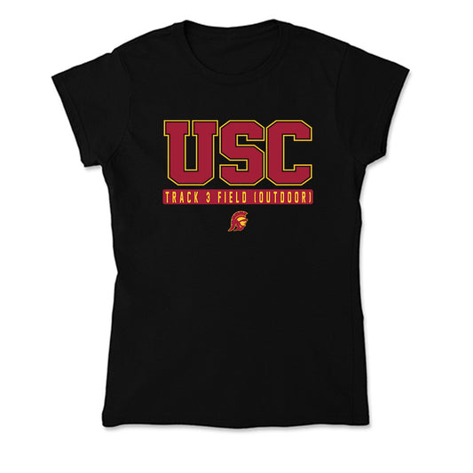 USC - NCAA Women's Track & Field : Ahnyx bush - Soft Style Women’s T-Shirt-0