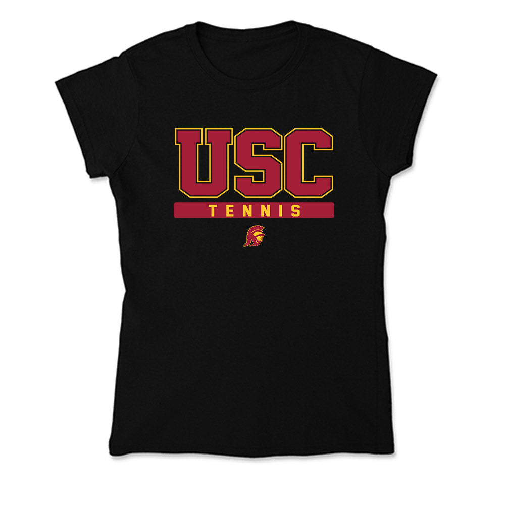 USC - NCAA Women's Tennis : Parker Fry - Soft Style Women’s T-Shirt-0