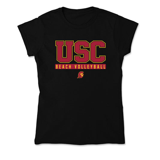 USC - NCAA Beach Volleyball : Bella Satterwhite - Soft Style Women’s T-Shirt-0