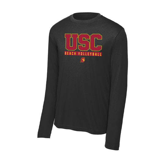 USC - NCAA Beach Volleyball : Bella Satterwhite - Activewear Long Sleeve T-Shirt-0