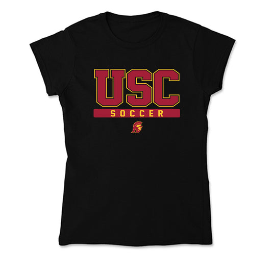 USC - NCAA Women's Soccer : Ines Simas - Soft Style Women’s T-Shirt-0