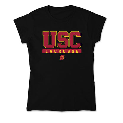 USC - NCAA Women's Lacrosse : Asjia Roberson - Soft Style Women’s T-Shirt-0
