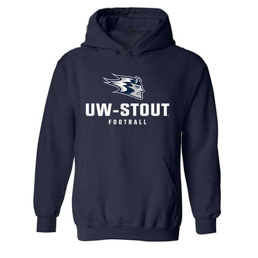 UW Stout - NCAA Football : Miles Burke - Hooded Sweatshirt-0