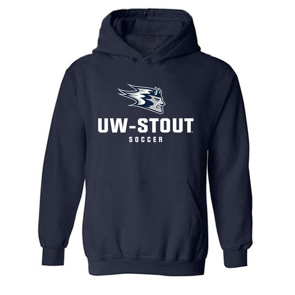 UW Stout - NCAA Women's Soccer : Katie Peterson - Hooded Sweatshirt-0