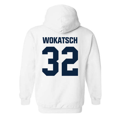 UW Stout - NCAA Women's Basketball : Allison Wokatsch - Hooded Sweatshirt-1
