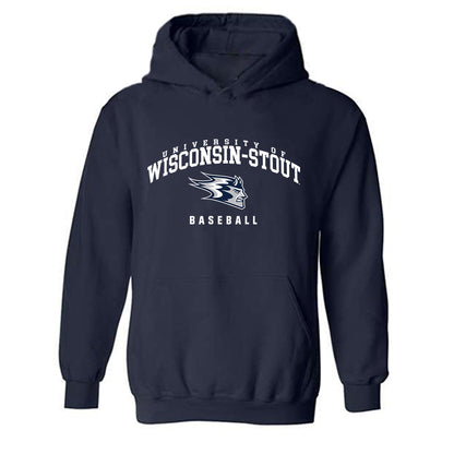 UW Stout - NCAA Baseball : Kyler Hove - Hooded Sweatshirt-0