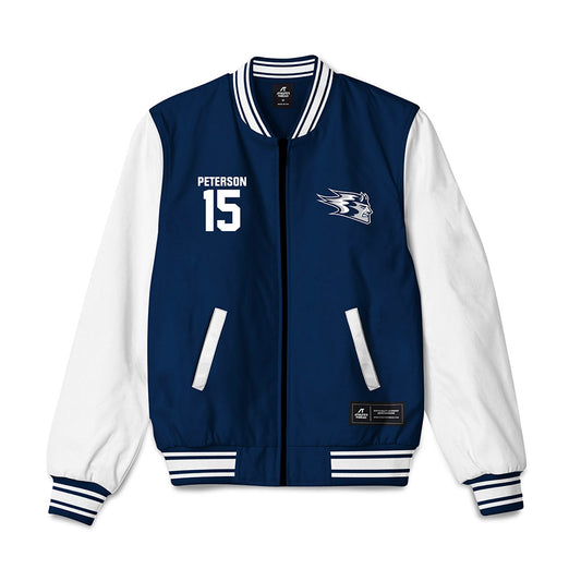UW Stout - NCAA Men's Soccer : Odyn Peterson - Bomber Jacket-0