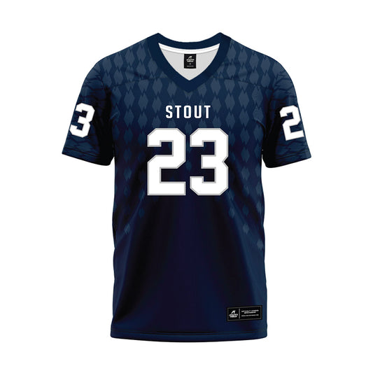 UW Stout - NCAA Football : Miles Burke - Soccer Jersey-0