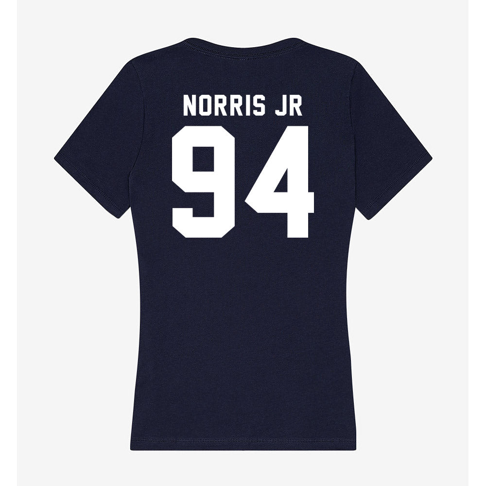 Georgia Tech - NCAA Football : Derry Norris Jr - Women's V-Neck T-Shirt-1