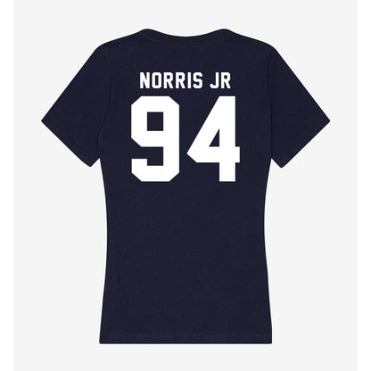 Georgia Tech - NCAA Football : Derry Norris Jr - Women's V-Neck T-Shirt-1