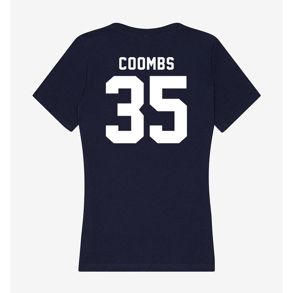 Georgia Tech - NCAA Football : Carrington Coombs - Women's V-Neck T-Shirt-1