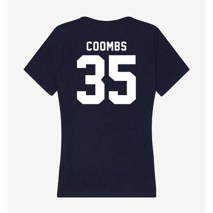 Georgia Tech - NCAA Football : Carrington Coombs - Women's V-Neck T-Shirt-1