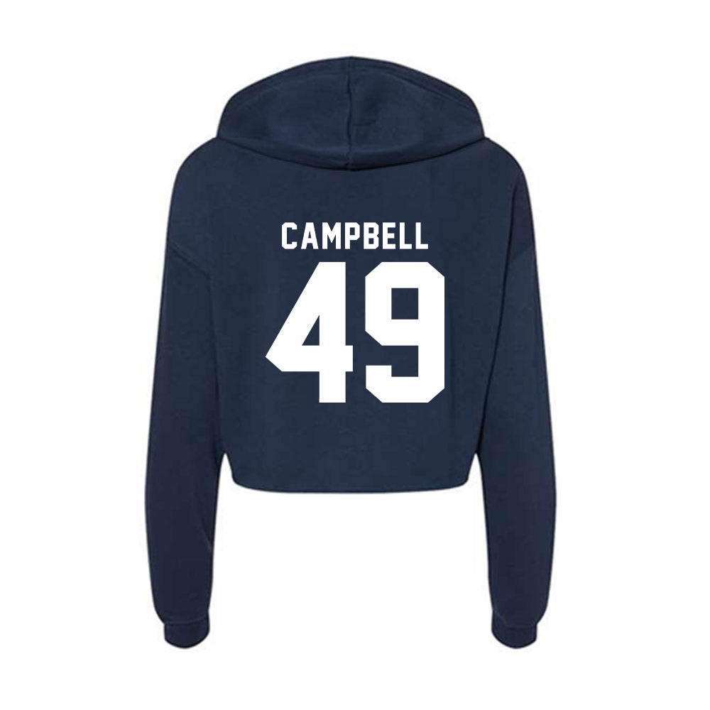 Georgia Tech - NCAA Baseball : Kayden Campbell - Women's Crop Fleece Hoodie-1