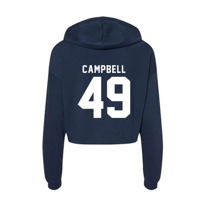 Georgia Tech - NCAA Baseball : Kayden Campbell - Women's Crop Fleece Hoodie-1