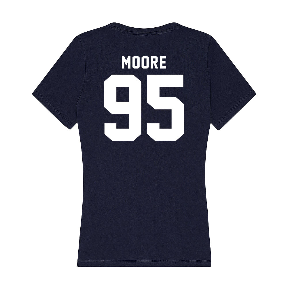Georgia Tech - NCAA Football : Jason Moore - Women's V-Neck T-Shirt-1