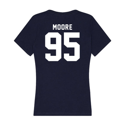 Georgia Tech - NCAA Football : Jason Moore - Women's V-Neck T-Shirt-1