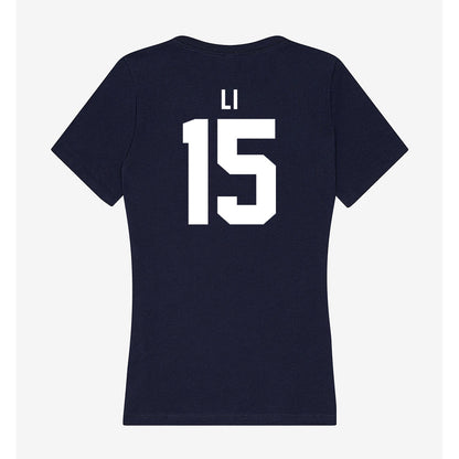 Georgia Tech - NCAA Women's Volleyball : Abigail Li - Women's V-Neck T-Shirt-1