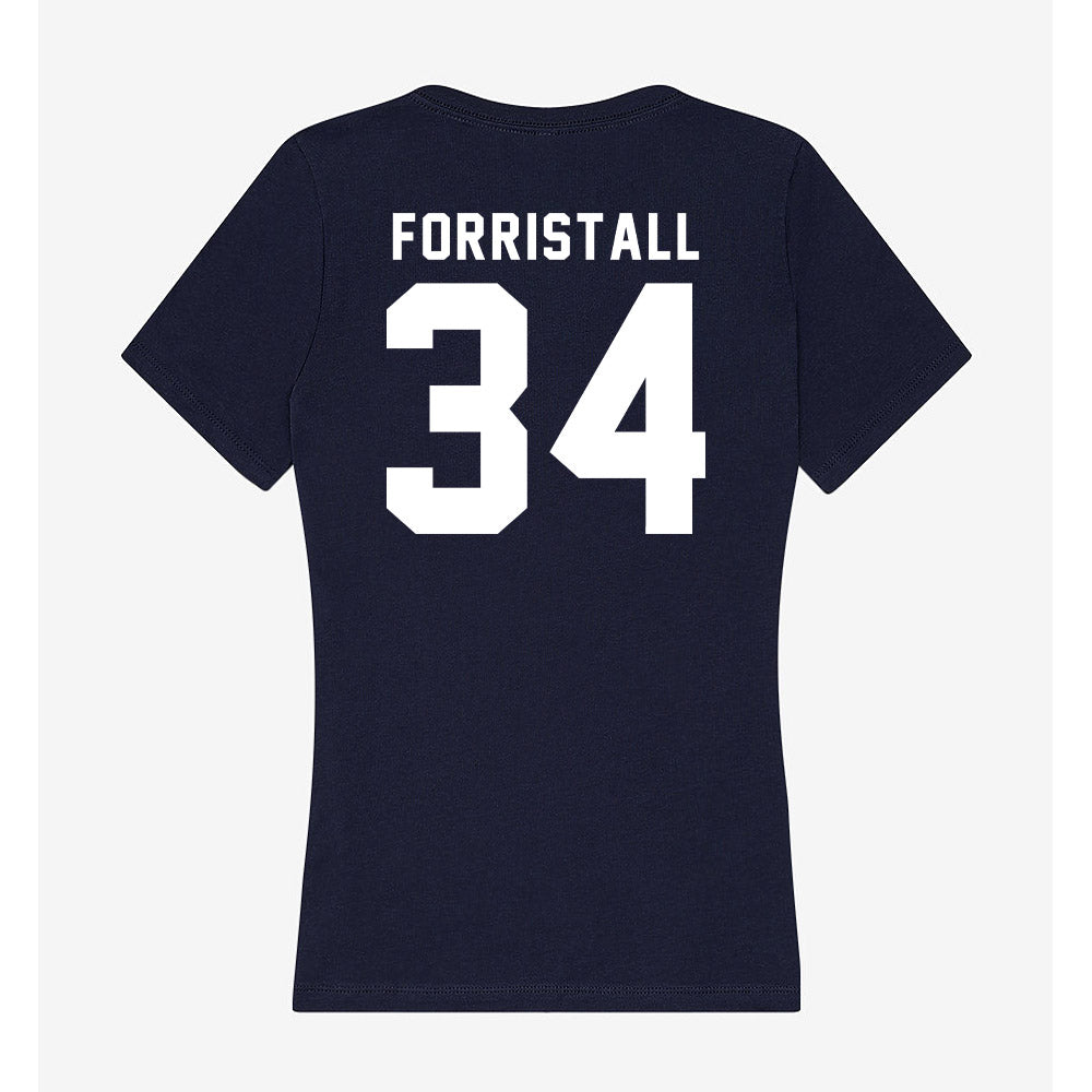 Georgia Tech - NCAA Football : Myles Forristall - Women's V-Neck T-Shirt-1
