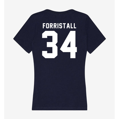 Georgia Tech - NCAA Football : Myles Forristall - Women's V-Neck T-Shirt-1