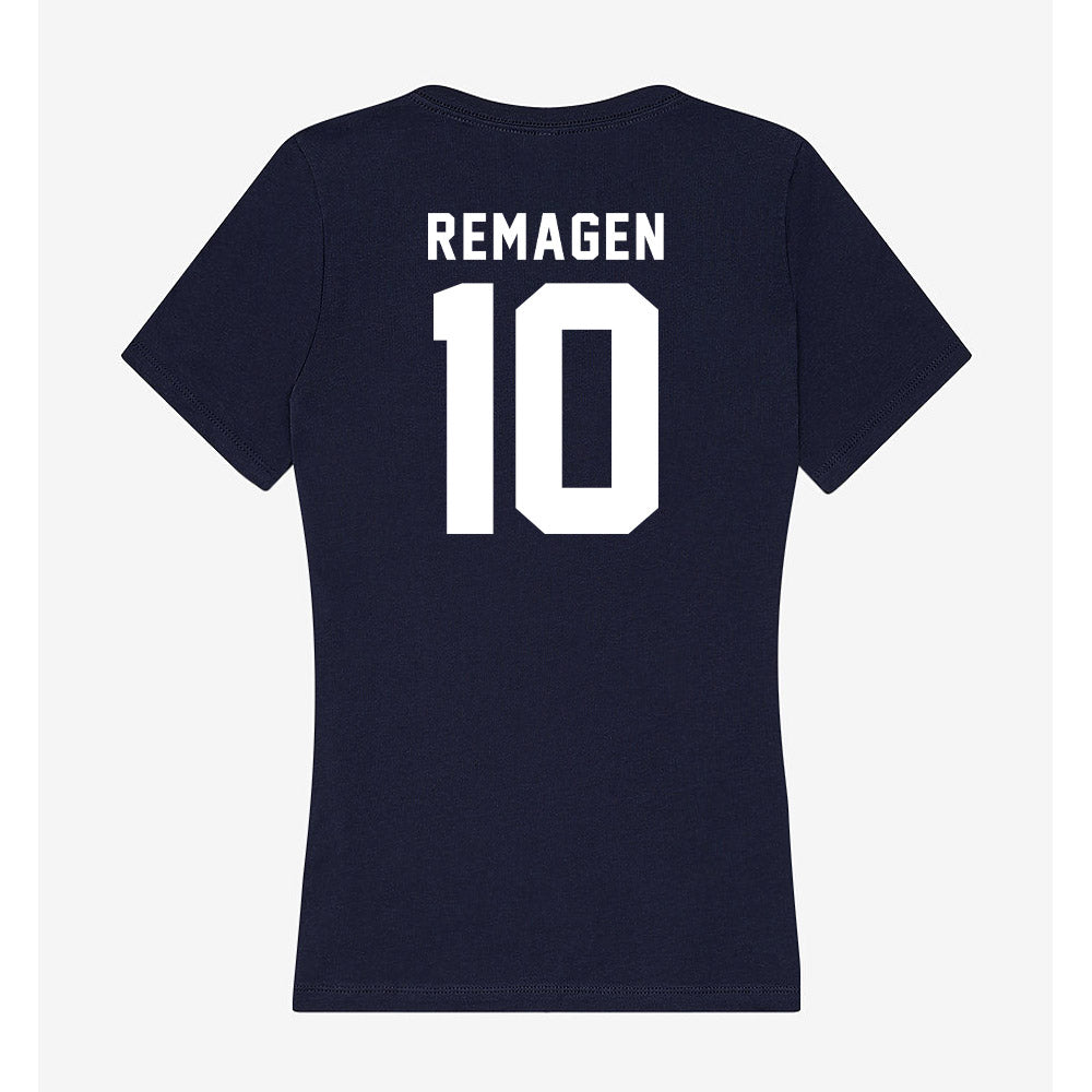 Georgia Tech - NCAA Men's Basketball : Davi Remagen - Women's V-Neck T-Shirt-1