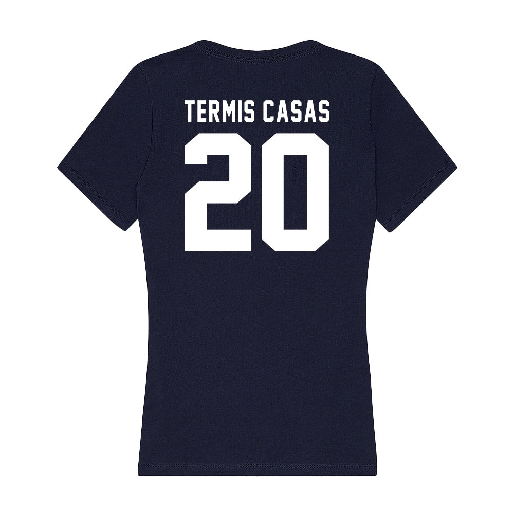 Georgia Tech - NCAA Women's Basketball : Ariadna Termis Casas - Women's V-Neck T-Shirt-1