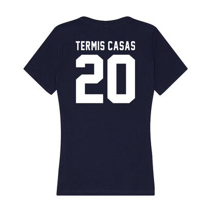 Georgia Tech - NCAA Women's Basketball : Ariadna Termis Casas - Women's V-Neck T-Shirt-1