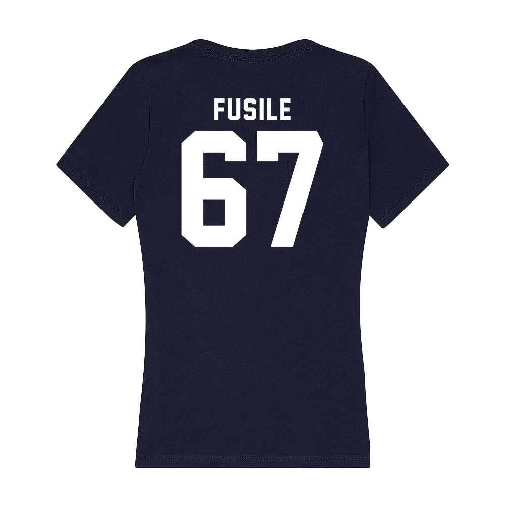 Georgia Tech - NCAA Football : Joe Fusile - Women's V-Neck T-Shirt-1