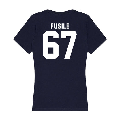 Georgia Tech - NCAA Football : Joe Fusile - Women's V-Neck T-Shirt-1