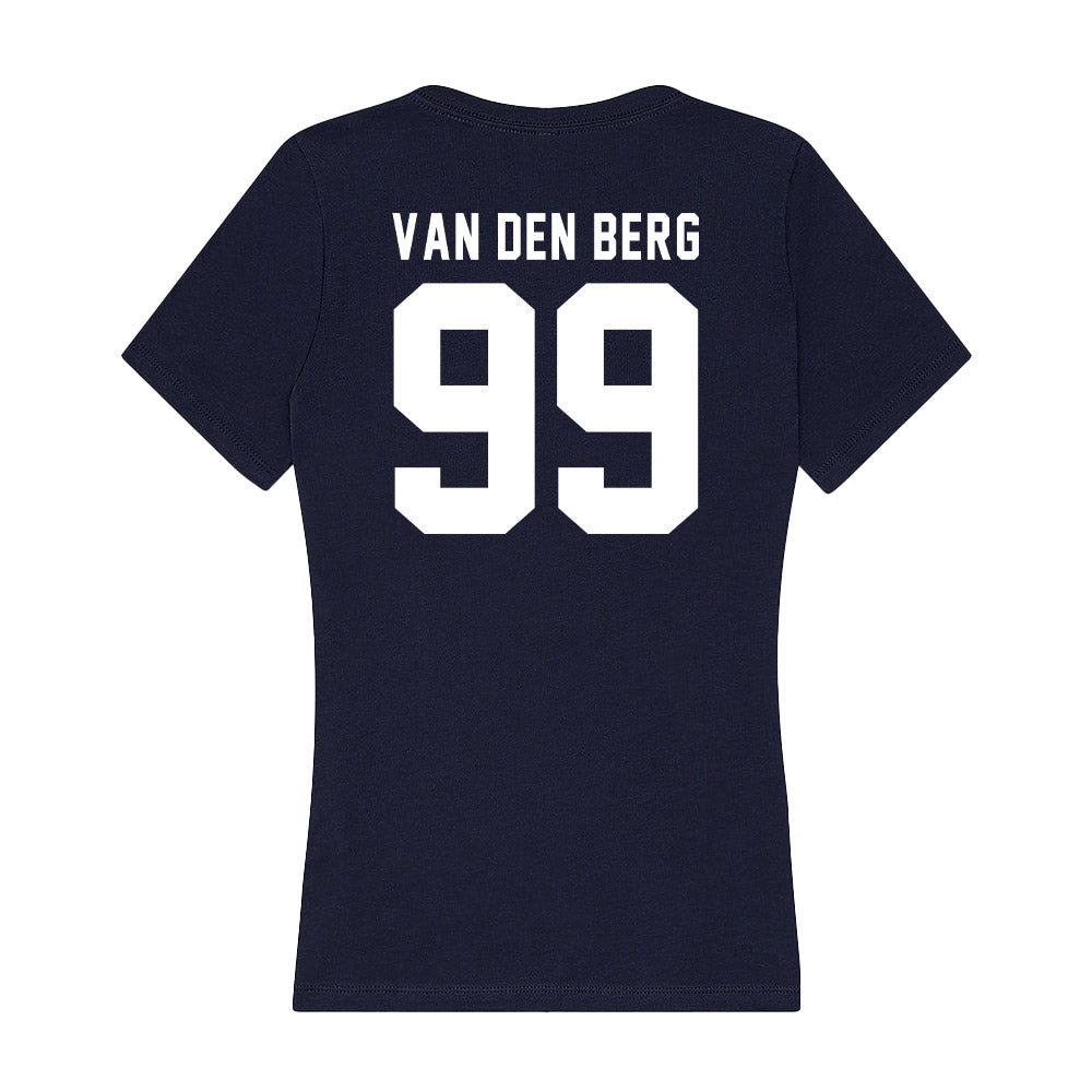 Georgia Tech - NCAA Football : Jordan van den Berg - Women's V-Neck T-Shirt-1