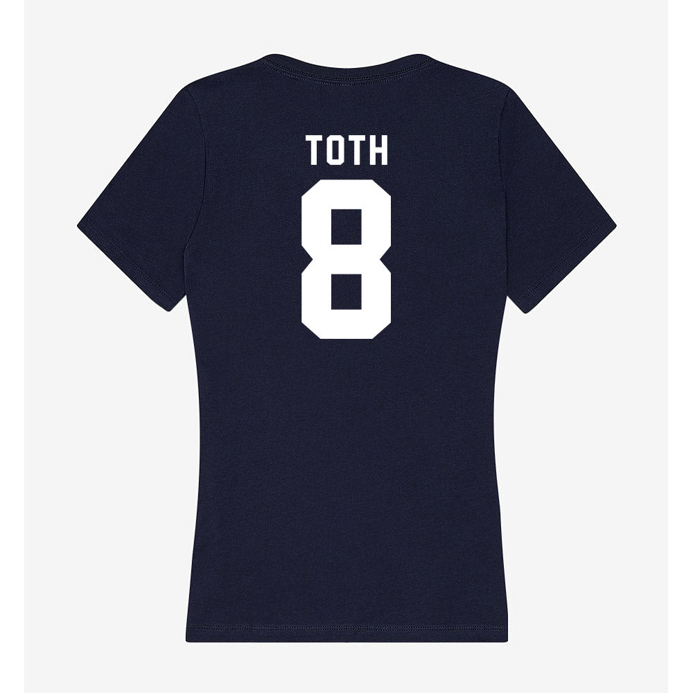 Georgia Tech - NCAA Women's Volleyball : Sara Toth - Women's V-Neck T-Shirt-1