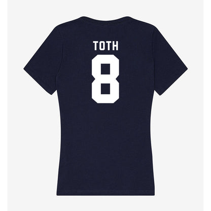 Georgia Tech - NCAA Women's Volleyball : Sara Toth - Women's V-Neck T-Shirt-1