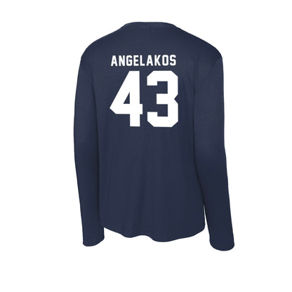 Georgia Tech - NCAA Baseball : Dimitri Angelakos - Activewear Long Sleeve T-Shirt-1