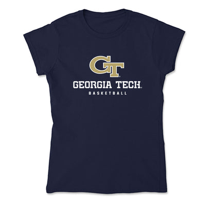 Georgia Tech - NCAA Men's Basketball : Kam Craft - Soft Style Women’s T-Shirt-0