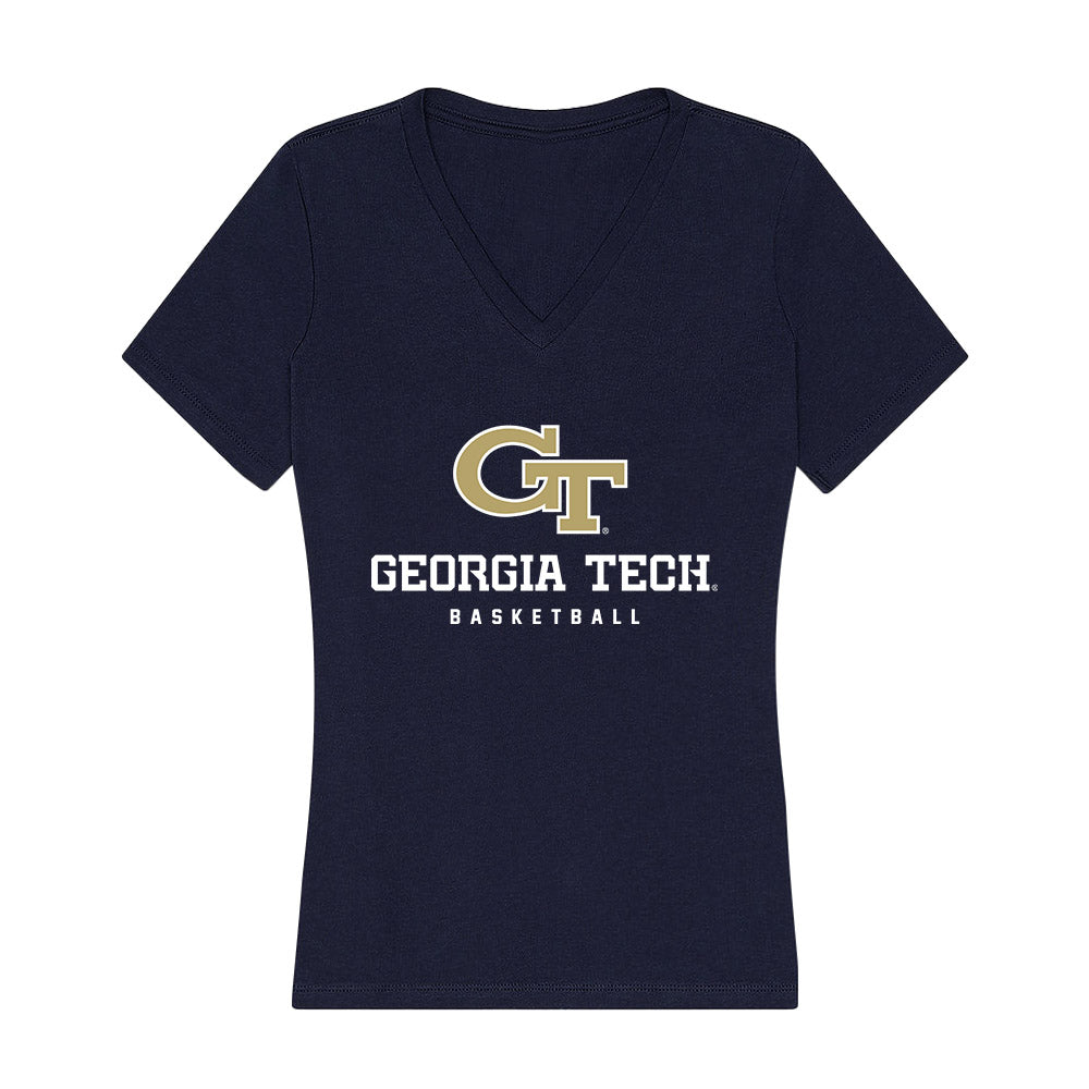 Georgia Tech - NCAA Women's Basketball : Ariadna Termis Casas - Women's V-Neck T-Shirt-0