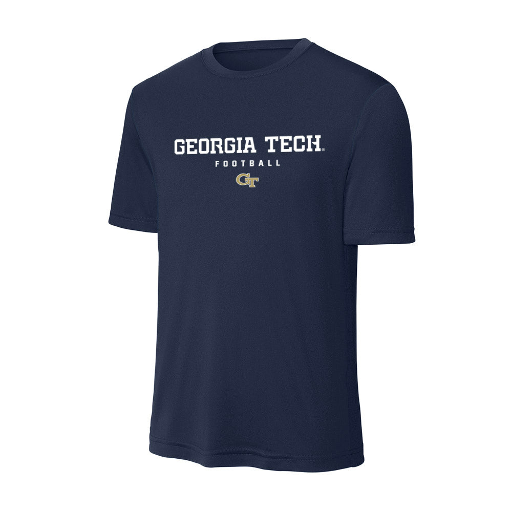 Georgia Tech - NCAA Football : Landon Shaffer - Activewear T-Shirt-0