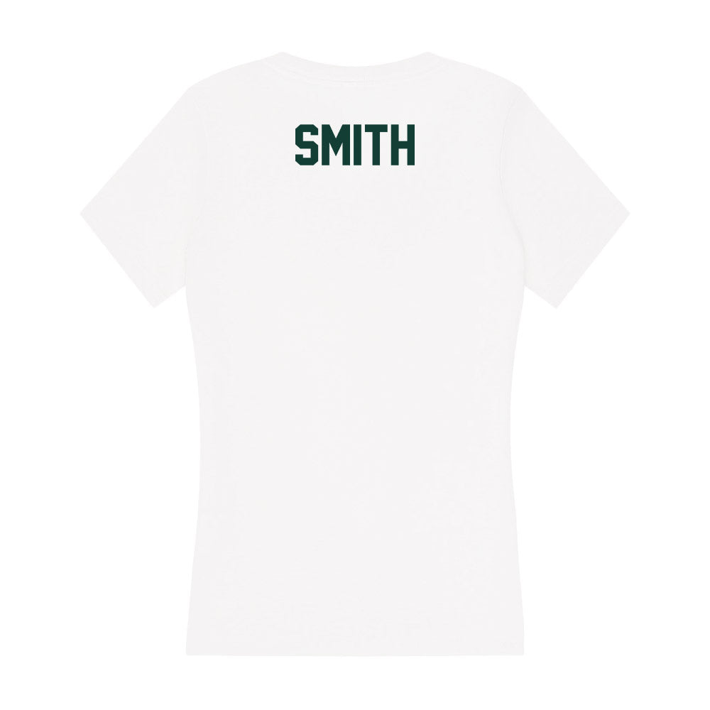 Michigan State - NCAA Women's Gymnastics : Nikki Smith - Women's V-Neck T-Shirt-1