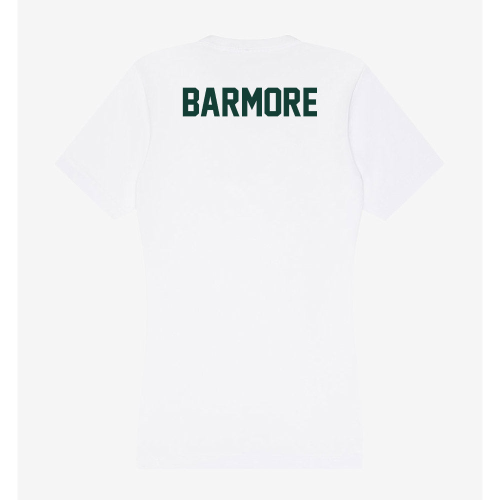 Michigan State - NCAA Women's Track & Field : Leila Barmore - Women's V-Neck T-Shirt-1
